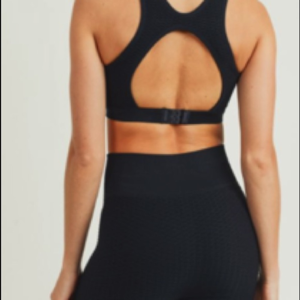 Jacquard seamless leggings worn once